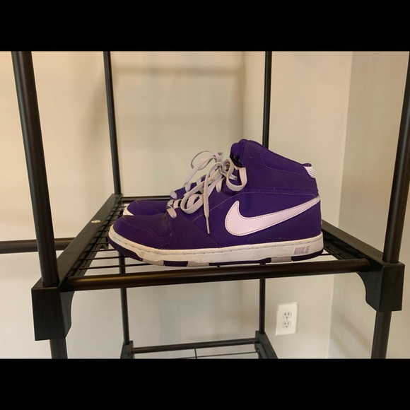 Nike Shoes - NIKE - PURPLE PRESITGE HIGHTOPS